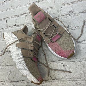 Adidas Prophere Running Shoes for Kids, Size 6, Beige Pink Textured